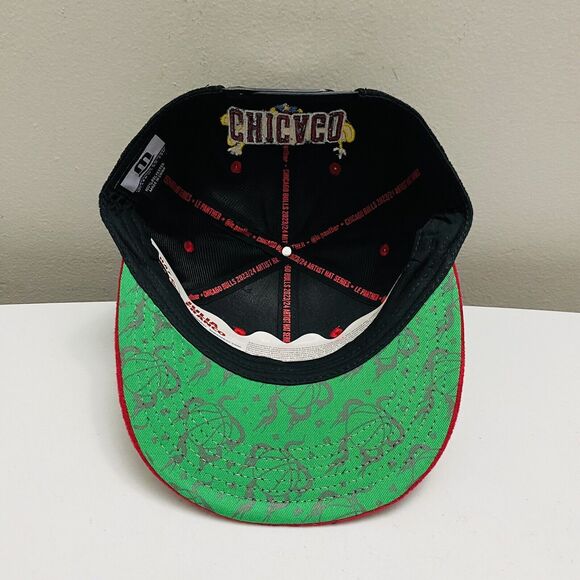 Chicago Bulls Artist Hat Series SGA 2023/24 JULIA FRANCO 3/18/24 Cap One Size - Picture 7 of 10